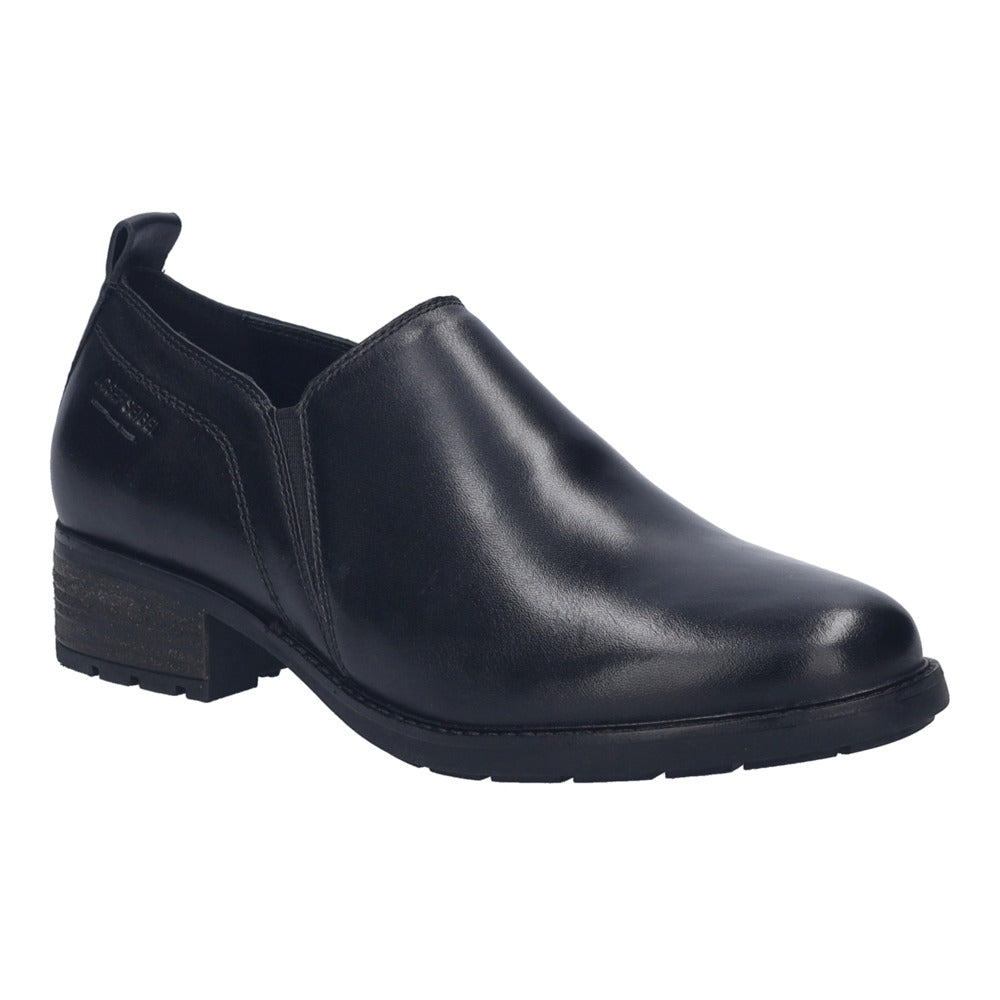 Josef Seibel Black Leather‎ Loafers Sz. 46 (US13) Fenja 34 | Women main image 2