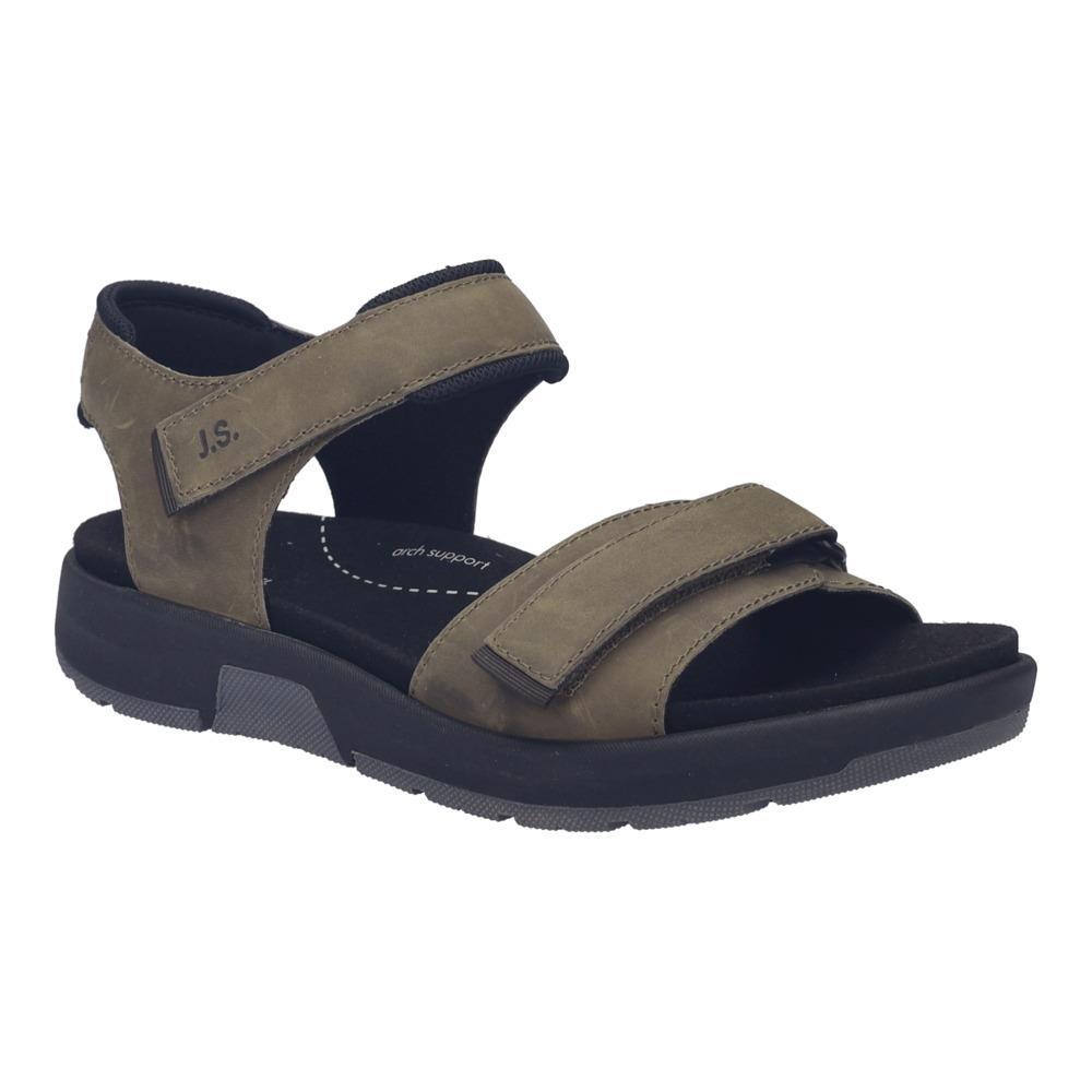 Emeric 10 - Khaki - Crazy Horse - Sandal | Josef Seibel