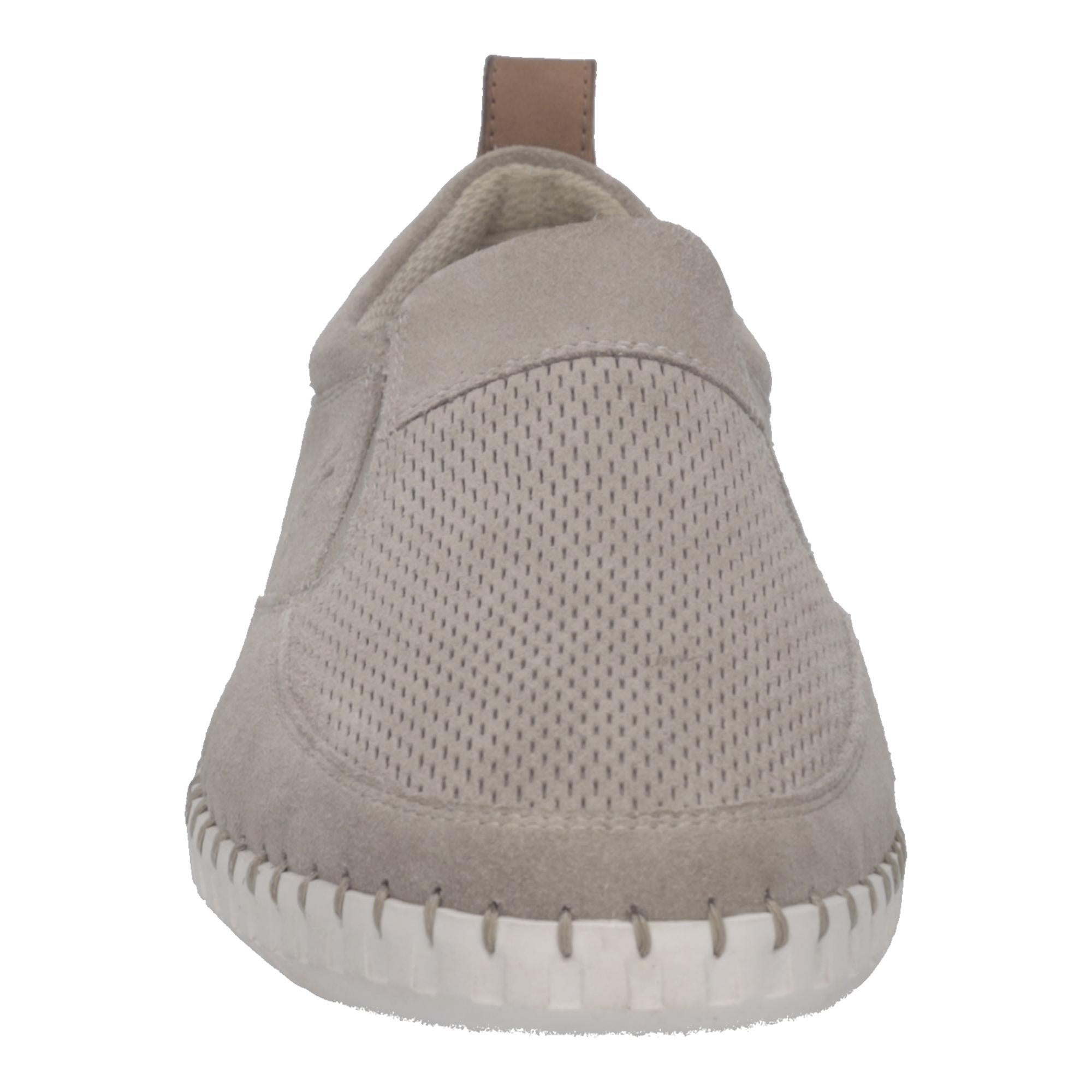Luke 01 - Beige K - Suede - Sneaker | Josef Seibel