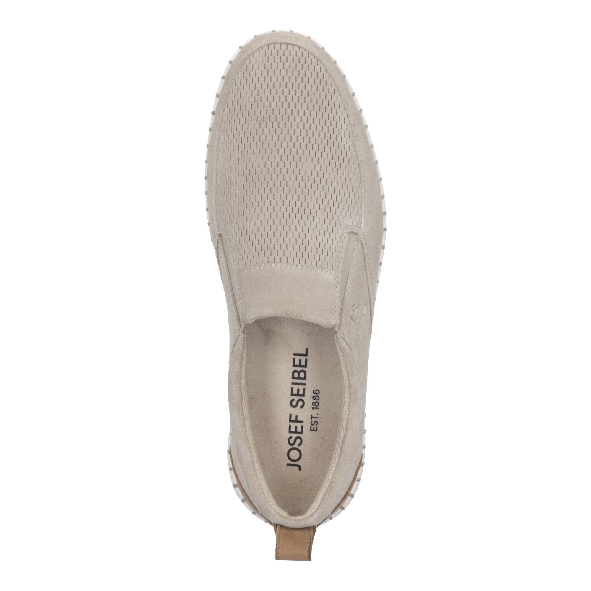 Luke 01 - Beige K - Suede - Sneaker | Josef Seibel