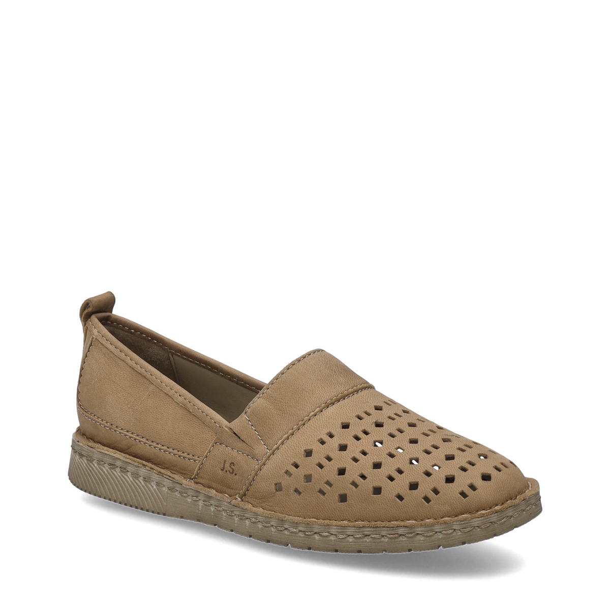 Sofie 27 | Women's Perforated Leather Espadrille Slip-On | JOSEF