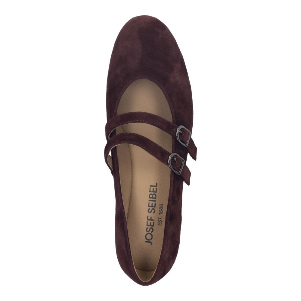 Clarice 03 - Burgundy - Kidsuede - Flat | Josef Seibel