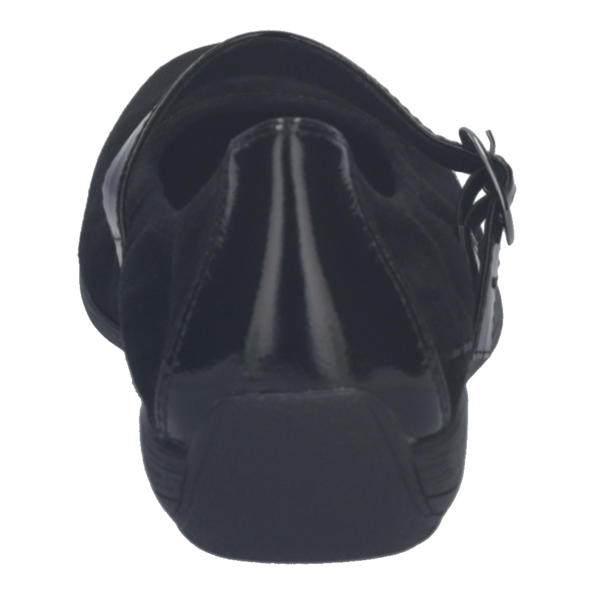 Fenja 37 - Black - Kidsuede/Patent - Flat | Josef Seibel
