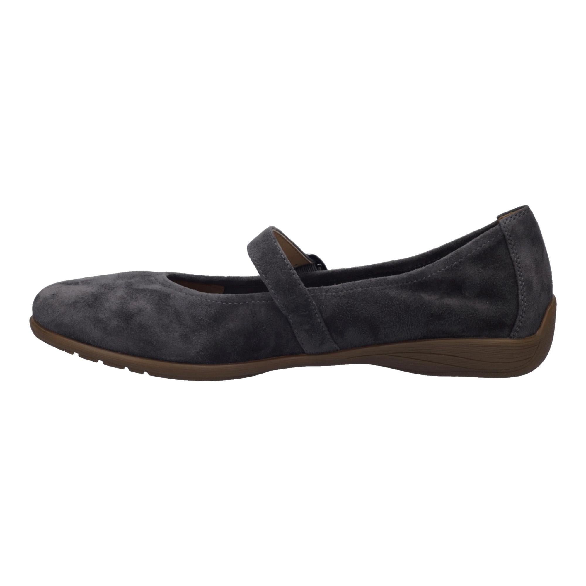 Fenja 37 - Asphalt - Kidsuede - Flat | Josef Seibel