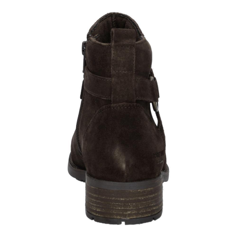 Kate 04 - Chocolate - Shiny Velour - Boot | Josef Seibel