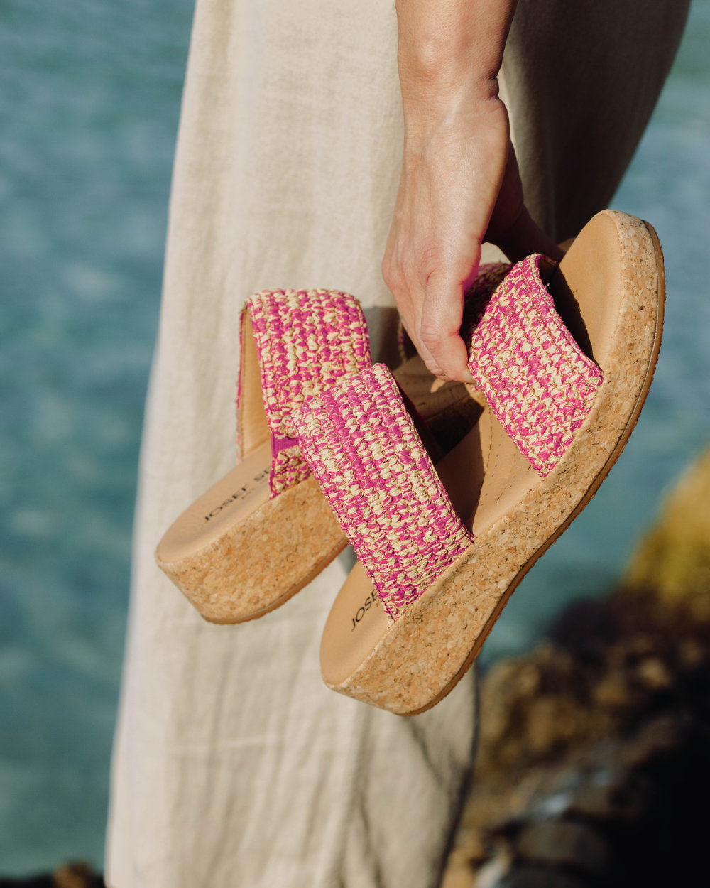 Evita 02 | Women's Platform Comfort Slide Sandal | JOSEF SEIBEL