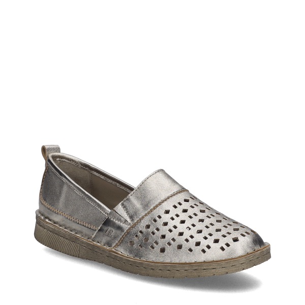 Sofie 27 | Women's Perforated Leather Espadrille Slip-On | JOSEF