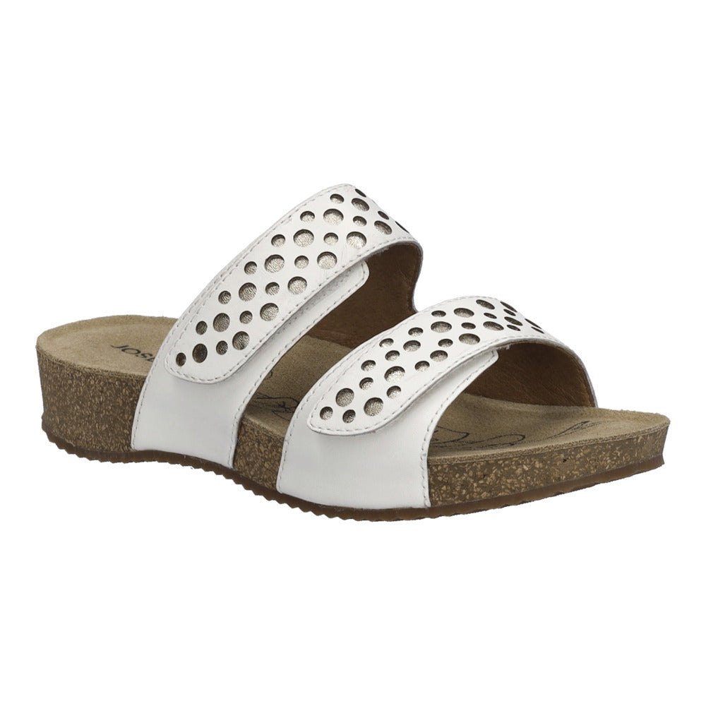 Tonga 86 - White/Gold - Women's Sandal | Josef Seibel