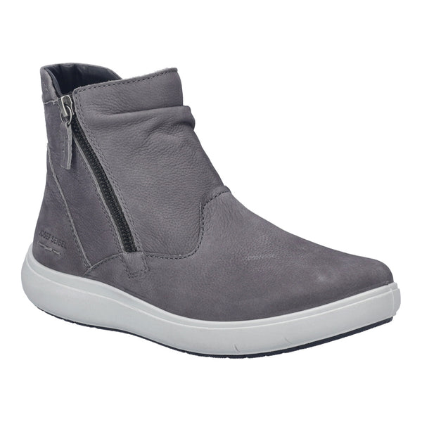 Megan 12 | Women's Nubuck Leather Zip Bootie | JOSEF SEIBEL