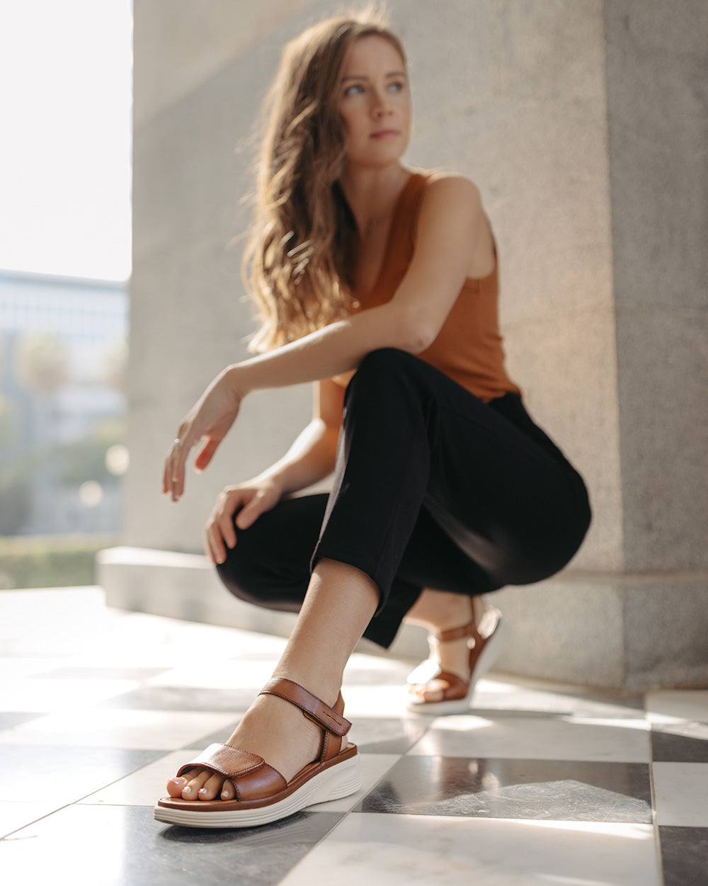 Sevran 01 | Women's Adjustable Leather Comfort Sandal | JOSEF SEIBEL