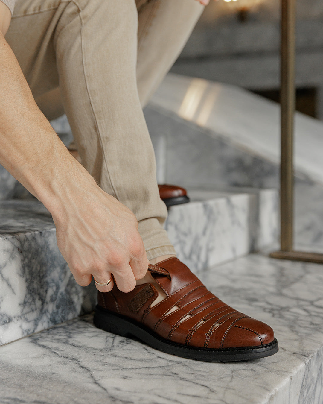 Stuart 12 | Men's Dress Fisherman Sandal | JOSEF SEIBEL